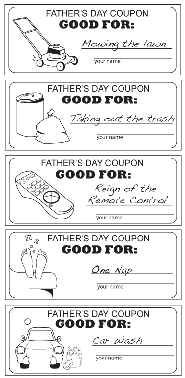 Printable color coupons