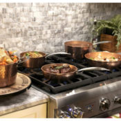 Today Only! Amazon: 10-Piece Gotham Steel Non-stick Hammered Copper Pots...