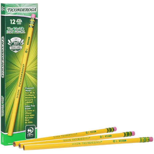 Amazon 12 Pack Ticonderoga Wood Pencils 1 49 Reg 3 99 Fab Ratings 2 900 4 7 5 Stars Fabulessly Frugal
