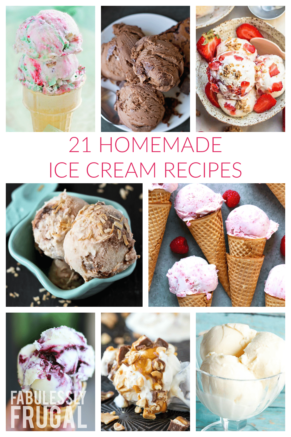 Homemade ice cream recipes