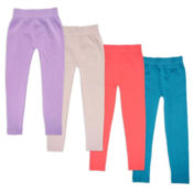 Today Only! Jane: 4-Pack MUK LUKS Kid’s Leggings $12.99 Shipped (Reg...