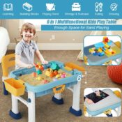 Costway: 6 in 1 Kids Activity Table Set with Chair $53.95 After Code (Reg....