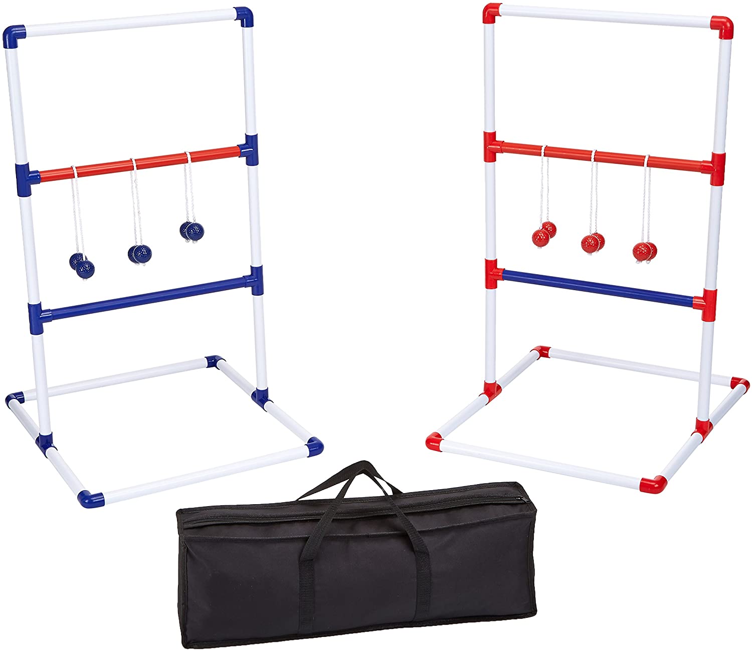 Ladder golf set with carry case