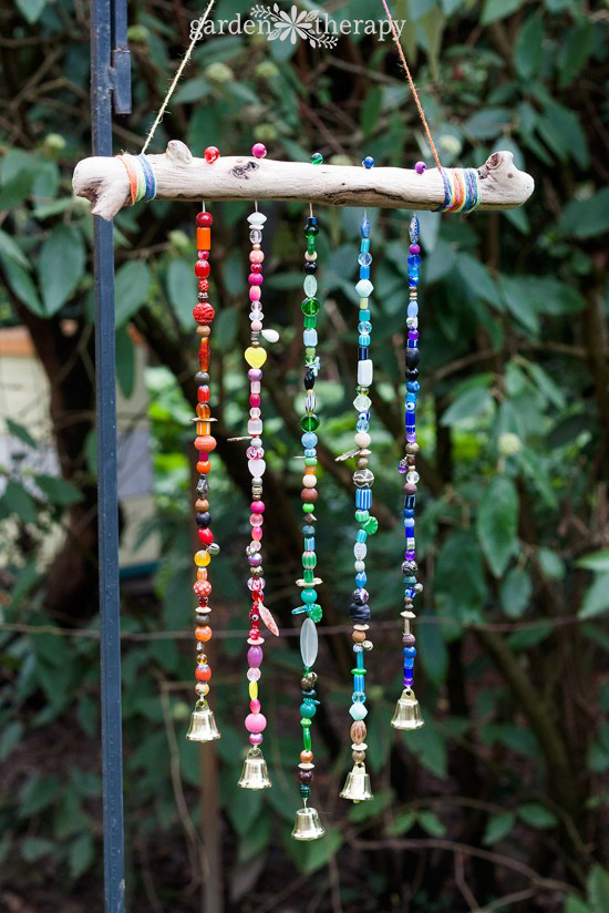 Beaded wind chime
