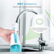 Amazon: Cordless Water Flosser for Teeth Cleaning with 7 Jet Tips $22.19...