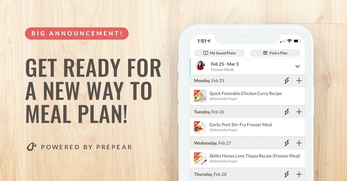 Get ready for a new way to meal plan with prepear