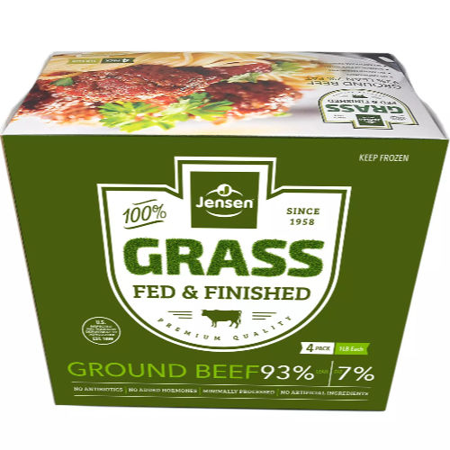 Sam's Club Jensen Grass Fed 93 Lean Ground Beef, Frozen, 4 lbs. 19.