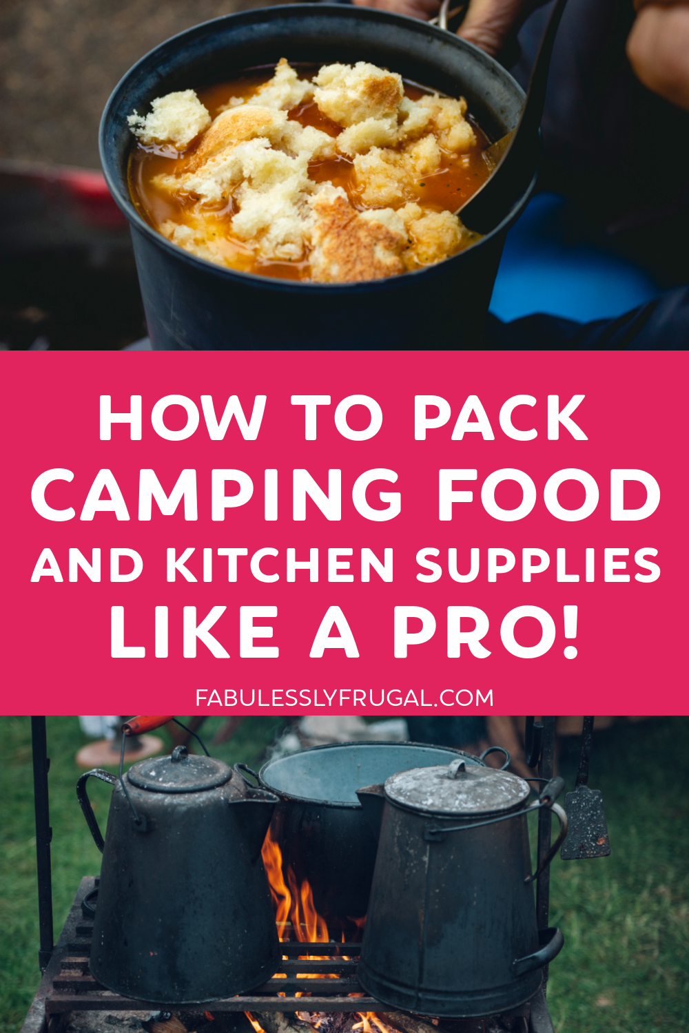 How to pack food for camping