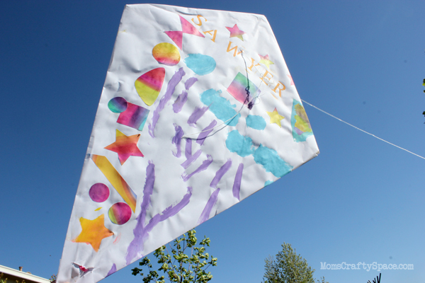 Colorful paper kite