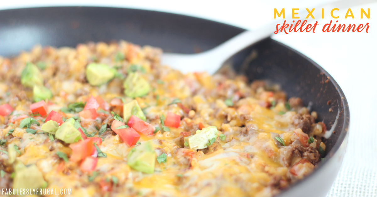 Low Carb Mexican Skillet Dinner Recipe Fabulessly Frugal