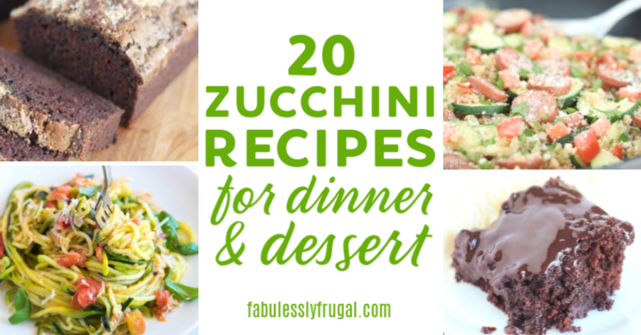 20 of Our Favorite Zucchini Recipes - Fabulessly Frugal