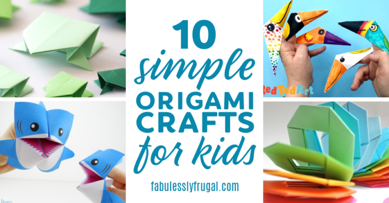 10 Cute And Easy Origami For Kids - Fabulessly Frugal