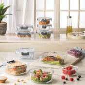 Amazon: 24-Piece Superior Glass Food Storage Containers Set $31.44 (Reg....