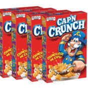 Amazon: 4-Pack Cap'n Crunch Breakfast Cereal, Original as low as $7.09...