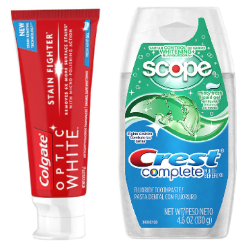 Walgreens 5 Count Crest & Colgate Toothpastes FREE After Walgreens
