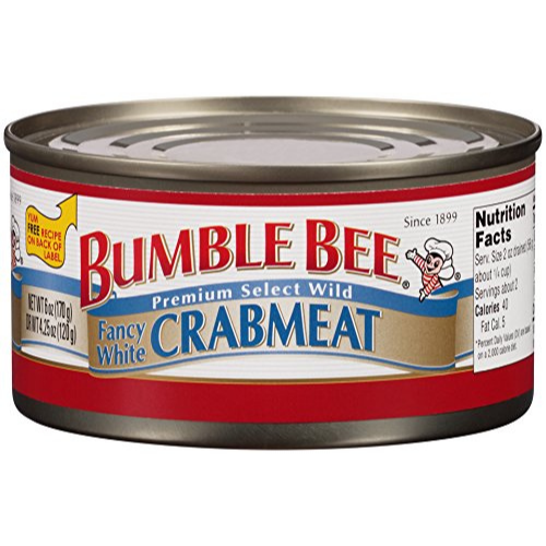 Amazon: 6oz Can Bumble Bee Crab Meat, Fancy White As Low As $2.26 (reg 