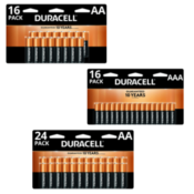 Office Depot: Duracell Battery 16 or 24-Packs FREE After Office Depot Rewards...