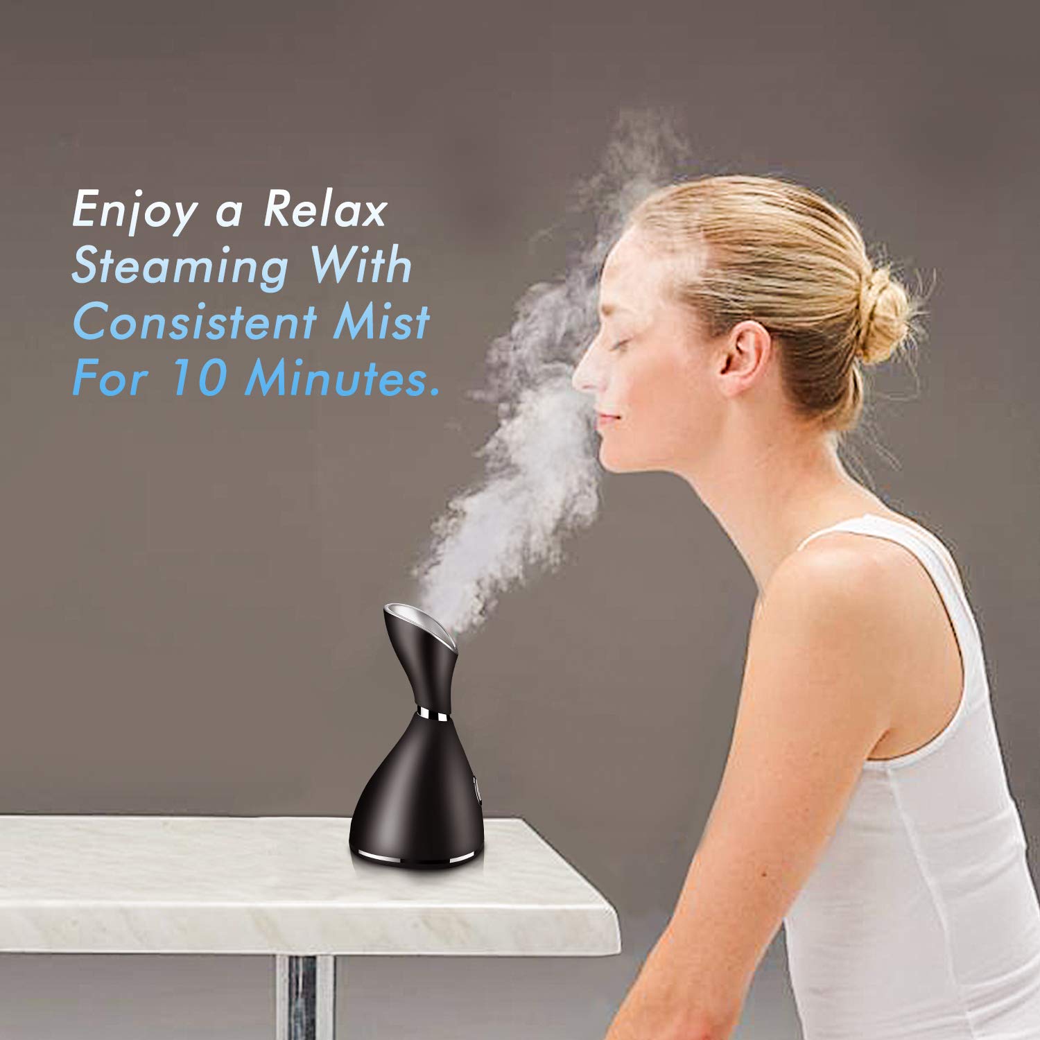 Amazon Hot Mist Face Sauna and Humidifier with 4Piece Blackhead