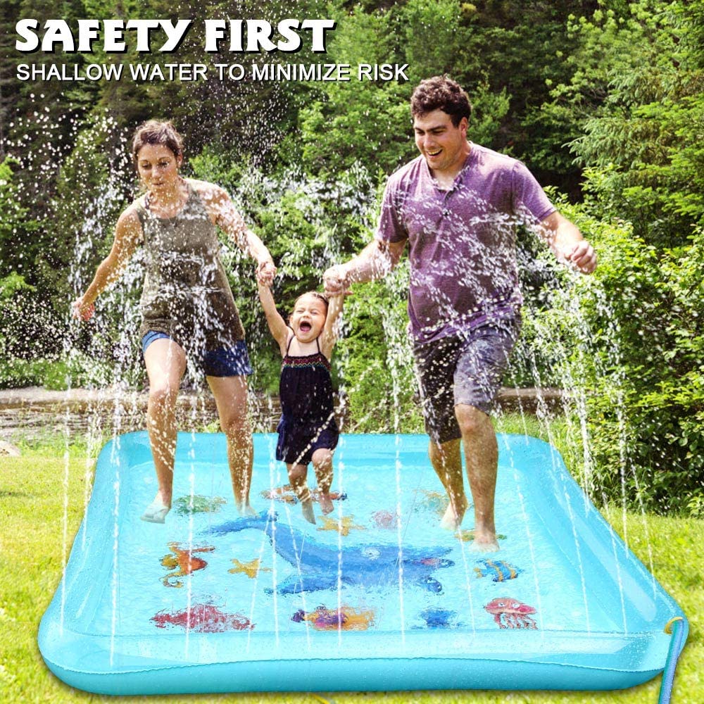 Amazon Inflatable Splash Pad with Sprinkler for Kids 17.99 (Reg. 31.