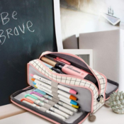Amazon: Large Pencil Case with 3 Compartments $10.99 (Reg. $12.99) - FAB...
