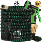 No More Heavy Hose, Grab this 100ft-Water Hose with 9 Function Spray...