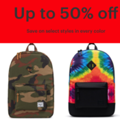 Herschel Supply Company: Huge Sale Save up to 50% off on Backpacks, Apparel, Accessories ad...