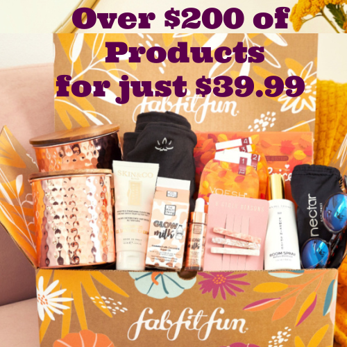 Cuppy Cakes: Fab Fit Fun Editors Box + Get $10 Off Your First Box!