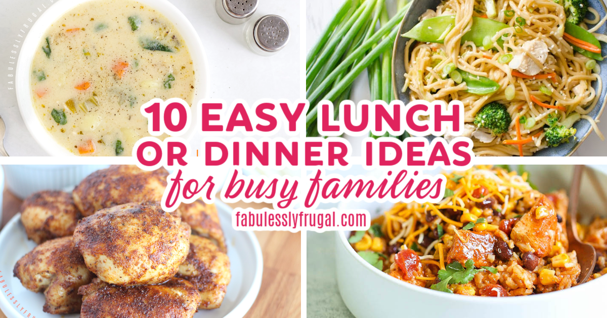 Simple Lunch Ideas For The Family