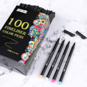Amazon: 100 Pack Fine Tip Pens $21.59 After Code (Reg. $35.99) + Free Shipping...