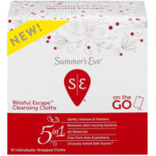 Amazon: 16 Count Summer’s Eve Cleansing Cloths, Blissful Escape as low...