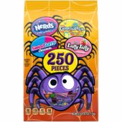 Amazon: 250-Pieces, 4.3 Pounds Assorted Halloween Candy Variety Nerds,...
