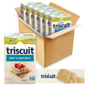 Amazon: 6-Pack Triscuit Hint of Sea Salt Whole Grain Wheat Crackers, 8.5...