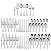 Macy's: 67-Piece Carleigh Flatware & Hostess Set Service for 12 $39.99...