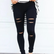 Jane: Distressed Jeggings $23.98 Shipped (Reg. $45) - S-3X, 4 Colors