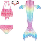Amazon: Girl’s Mermaid Tail Swimsuit Costume from $16.19 After Code (Reg....