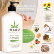 Amazon: Hempz Fresh Coconut & Watermelon Moisturizing Skin Lotion with...