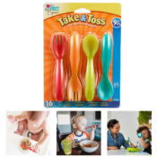 Amazon: The First Years 16 Pieces Take & Toss Flatware for Kids $2.69...