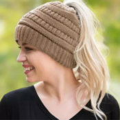 Tanga: Women’s Soft-Knit Ponytail Hat (Multiple Colors) $9.99 (Reg. $12.99)...