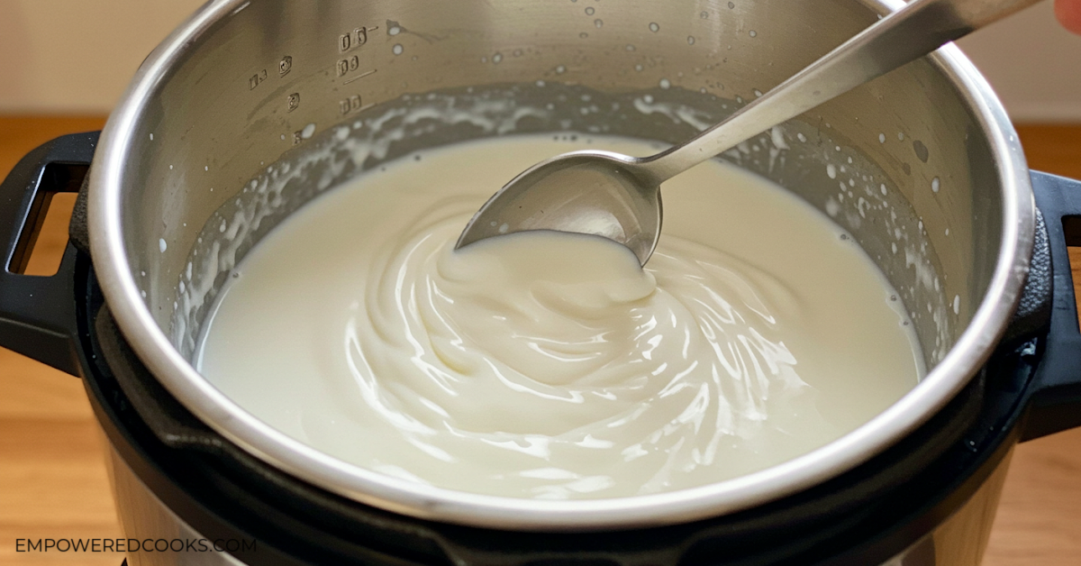 Thick and creamy instant pot yogurt 