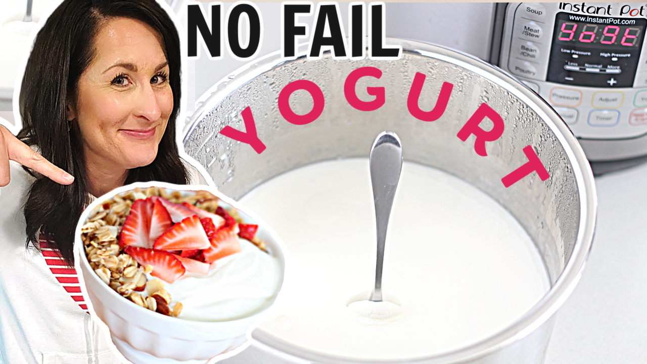 The EASIEST Instant Pot Yogurt - Just 3 Ingredients No Boil Method Recipe  - Fabulessly Frugal