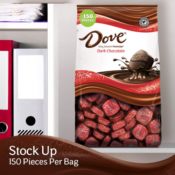 Amazon: 150-Piece Bag DOVE PROMISES Candy, 2.69 lb. – Dark Chocolate...
