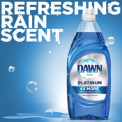 Amazon: 2 Count Dawn Platinum Dishwashing Liquid Dish Soap + Non-Scratch...