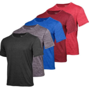 Amazon: 5-Pack Mens Dry-Fit Moisture Wicking T-Shirt from $25.49 (Reg....