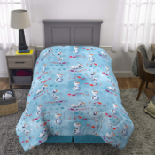 Amazon: 5 Piece Disney Frozen Olaf Kids Bedding Comforter and Sheet Set...