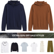 Banana Republic: Fall Event takes extra 50% off Clearance Styles - Cotton...