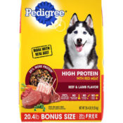 Amazon: Pedigree High Protein Adult Dry Dog Food, 20.4 lbs as low as $11.03...