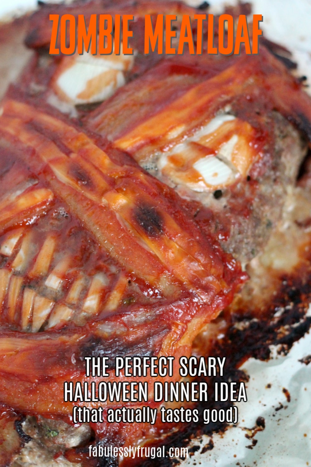 Halloween Zombie Meatloaf Recipe Fabulessly Frugal