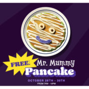 IHOP: FREE Mr. Mummy Pancake for Kids After Code (Thru 10/30)