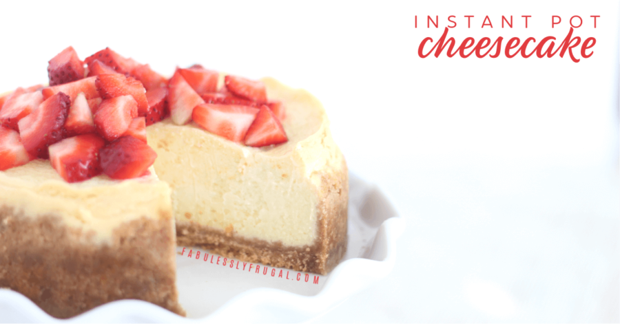 the best instant pot cheesecake