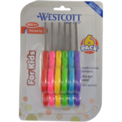 Amazon: 6 Pack 5” Westcott School Left and Right Handed Kids Scissors...